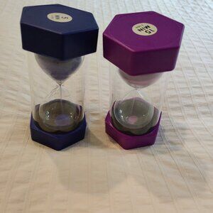 Teacher Created Resources large 5 & 15 minute sand timers